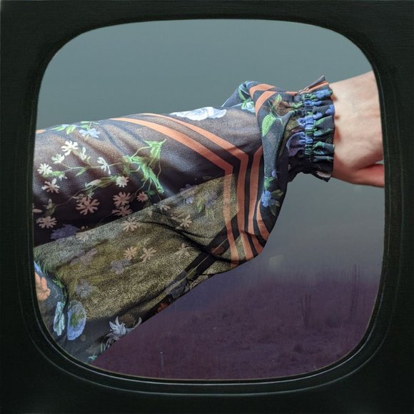 NWOT aritzia wilfred printed midi grace dress - Picture 3 of 4